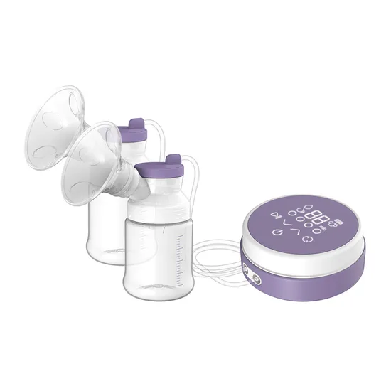 Tire-lait électrique médical portable à double lait, mains libres, avec puce de conversion de fréquence