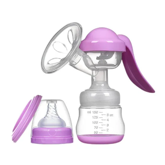 Tire-lait manuel à prix abordable, tire-lait manuel simple avec biberon pour bébé