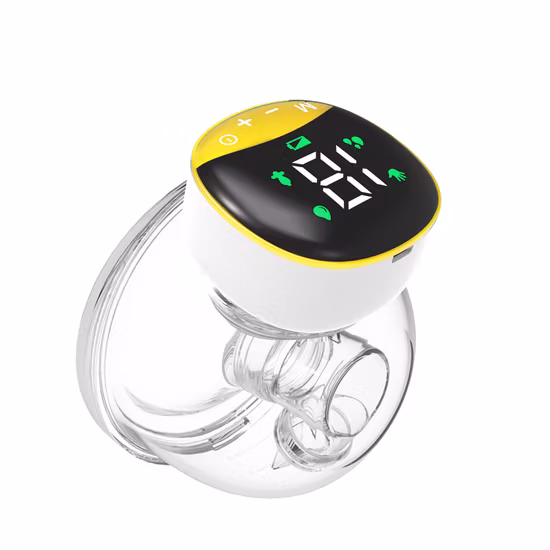 Tire-lait électrique en silicone pour bébé, portable et mains libres