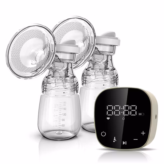 Tire-lait électrique double pour la mère, massage plus convivial, lait double