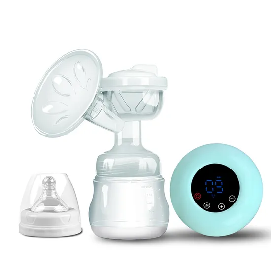 Tire-lait automatique, tire-lait électrique portable en silicone avec écran tactile